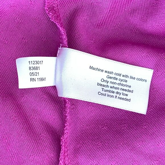 Lane Bryant 2021 Polka Dot Peplum Textured Blouse Women's Plus Size 18/20 - Picture 6 of 9